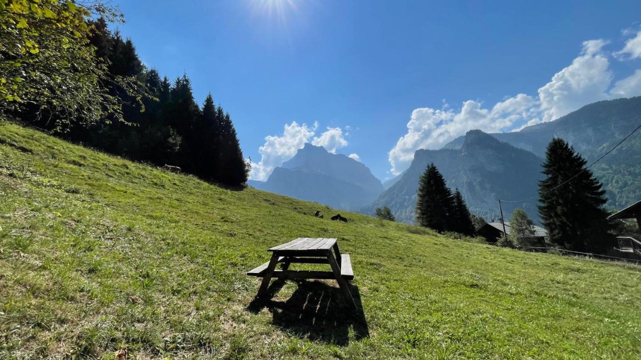 Chalet*** Au Pied D'Une Prairie Face A La Montagne Sixt Kültér fotó